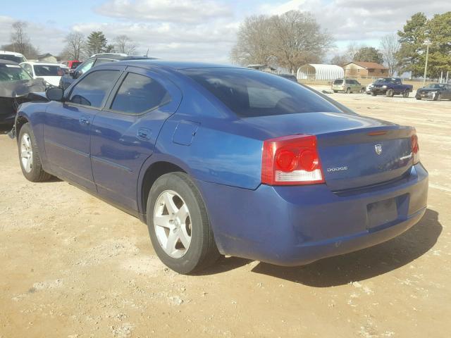 2B3KA43D59H616119 - 2009 DODGE CHARGER BLUE photo 3