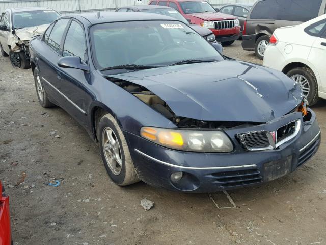 1G2HX54K2Y4208266 - 2000 PONTIAC BONNEVILLE BLUE photo 1