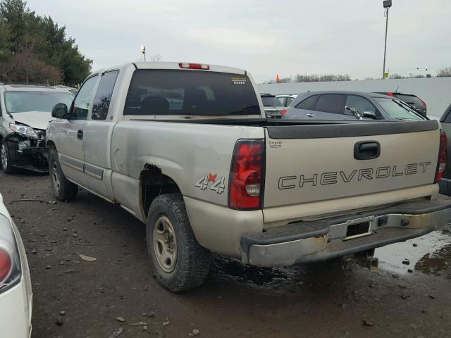 2GCEK19T641211667 - 2004 CHEVROLET SILVERADO BEIGE photo 3