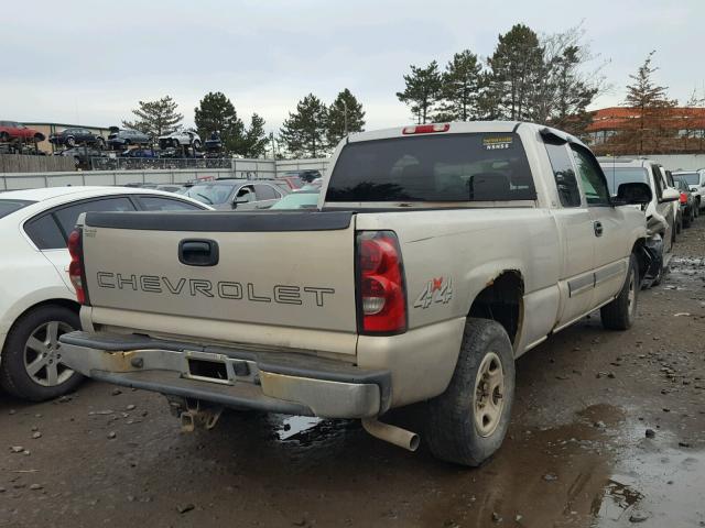 2GCEK19T641211667 - 2004 CHEVROLET SILVERADO BEIGE photo 4