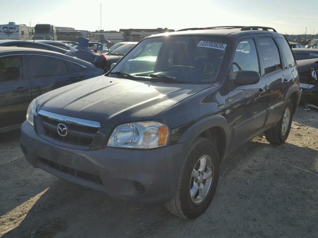 4F2YZ02Z75KM26672 - 2005 MAZDA TRIBUTE I GRAY photo 2