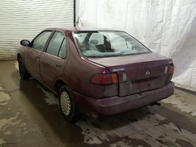 1N4AB41D2VC769974 - 1997 NISSAN SENTRA XE RED photo 3