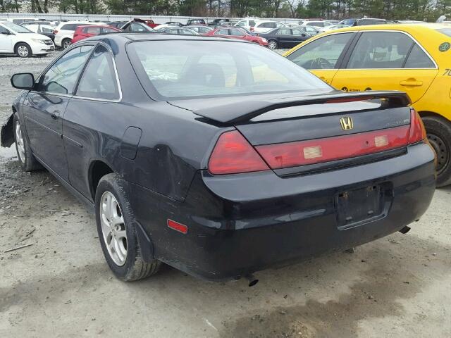 1HGCG22561A012048 - 2001 HONDA ACCORD EX BLACK photo 3