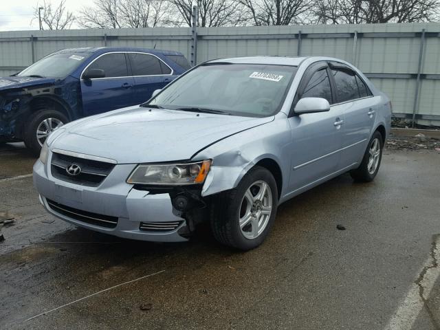 5NPET46C58H336361 - 2008 HYUNDAI SONATA SILVER photo 2