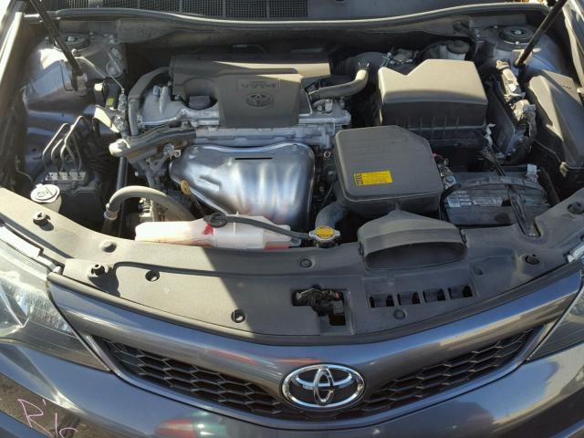 4T1BF1FK6EU825347 - 2014 TOYOTA CAMRY L GRAY photo 7