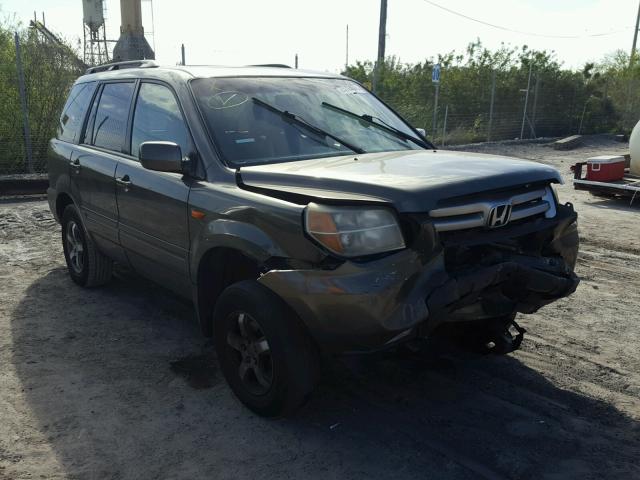 5FNYF28586B025171 - 2006 HONDA PILOT EX GRAY photo 1