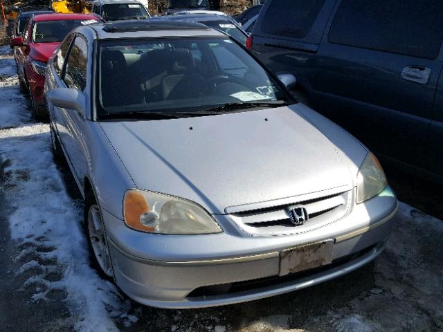 1HGEM22931L091090 - 2001 HONDA CIVIC SI SILVER photo 1