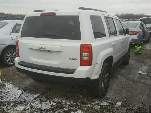 1C4NJPFA4ED666998 - 2014 JEEP PATRIOT LA WHITE photo 4