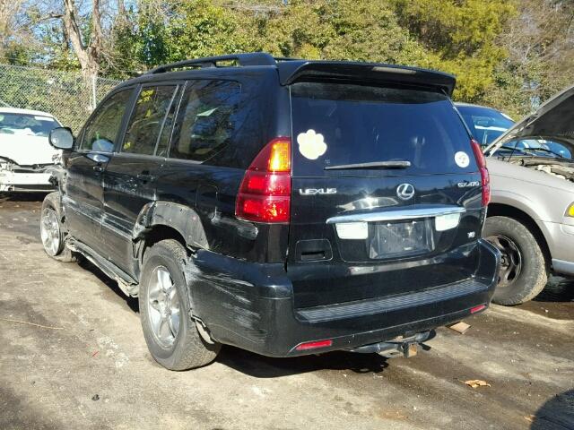 JTJBT20X030012031 - 2003 LEXUS GX 470 BLACK photo 3