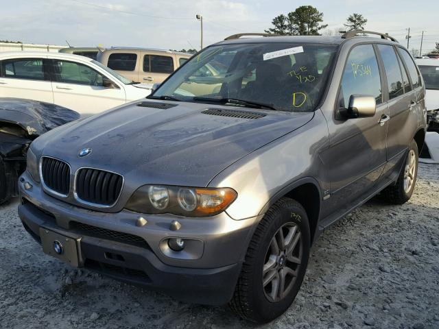 5UXFA13534LU21394 - 2004 BMW X5 3.0I GRAY photo 2