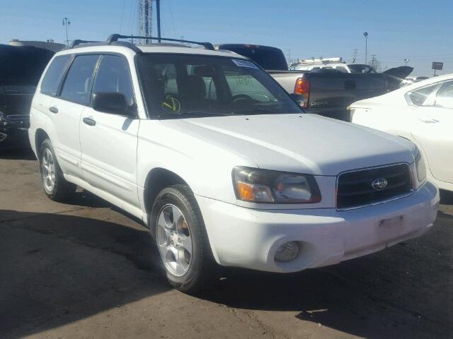 JF1SG65613G747936 - 2003 SUBARU FORESTER 2 WHITE photo 1