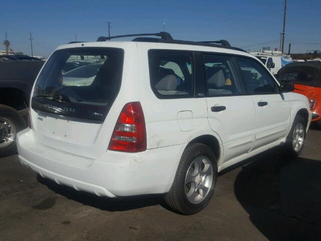 JF1SG65613G747936 - 2003 SUBARU FORESTER 2 WHITE photo 4