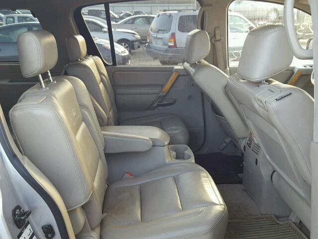 5N3AA08C35N806363 - 2005 INFINITI QX56 SILVER photo 6