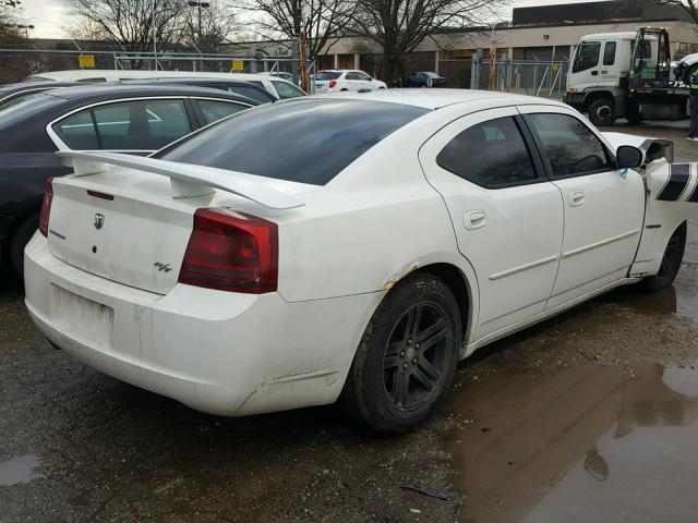 2B3KA53H46H533494 - 2006 DODGE CHARGER R/ WHITE photo 4