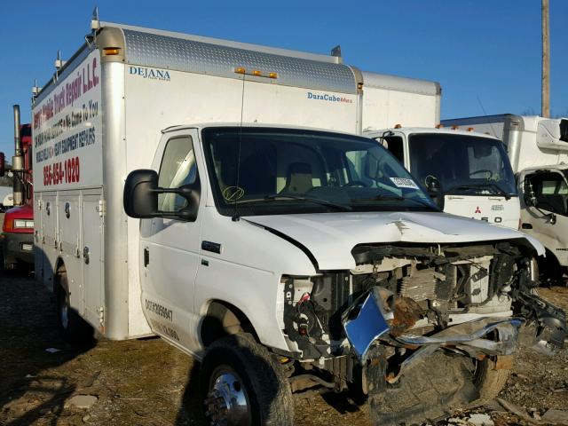 1FDWE3FL9EDA75421 - 2014 FORD ECONOLINE WHITE photo 1