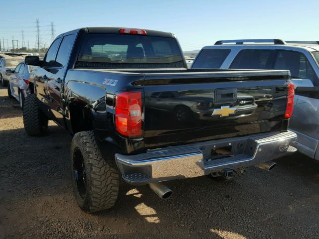 3GCUKREC3FG136226 - 2015 CHEVROLET SILVERADO BLACK photo 3