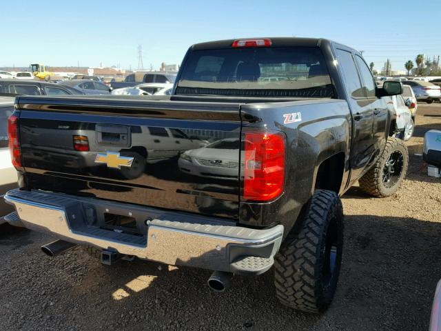 3GCUKREC3FG136226 - 2015 CHEVROLET SILVERADO BLACK photo 4