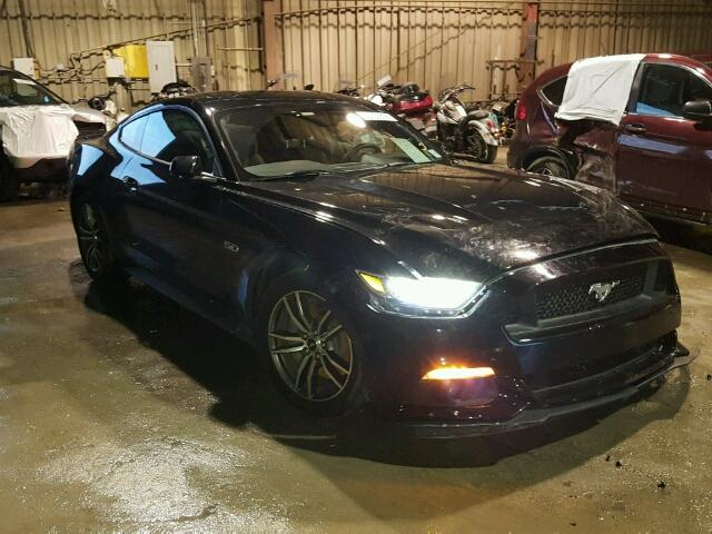 1FA6P8CF2G5240383 - 2016 FORD MUSTANG GT BLACK photo 1