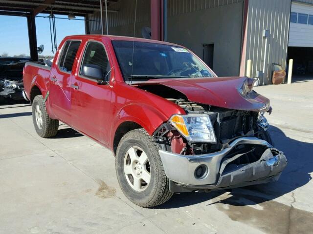 1N6AD07U16C439603 - 2006 NISSAN FRONTIER C RED photo 1