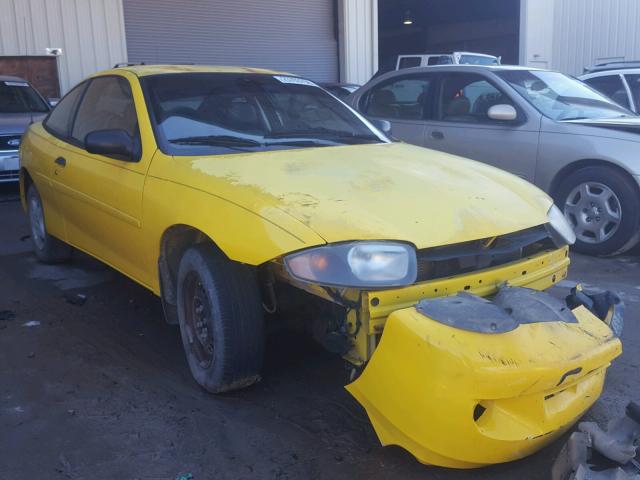 1G1JC12F747263899 - 2004 CHEVROLET CAVALIER YELLOW photo 1