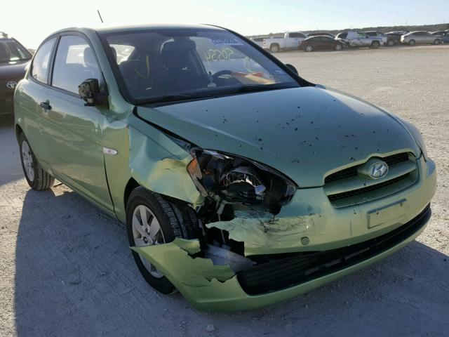 KMHCM36CX9U105425 - 2009 HYUNDAI ACCENT GS GREEN photo 1