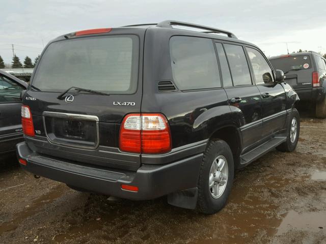 JT6HT00W0Y0110953 - 2000 LEXUS LX 470 BLACK photo 4