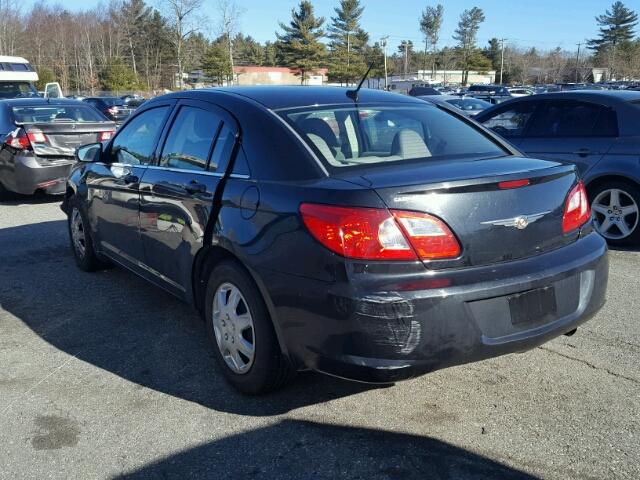 1C3LC46J88N140988 - 2008 CHRYSLER SEBRING LX BLACK photo 3