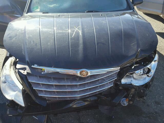 1C3LC46J88N140988 - 2008 CHRYSLER SEBRING LX BLACK photo 7