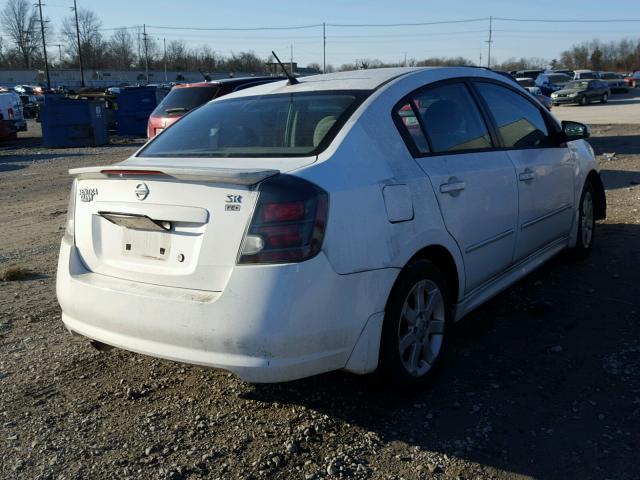 3N1AB61E99L680737 - 2009 NISSAN SENTRA 2.0 WHITE photo 4