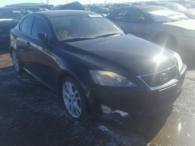 JTHBK262562014110 - 2006 LEXUS IS 250 BLACK photo 1