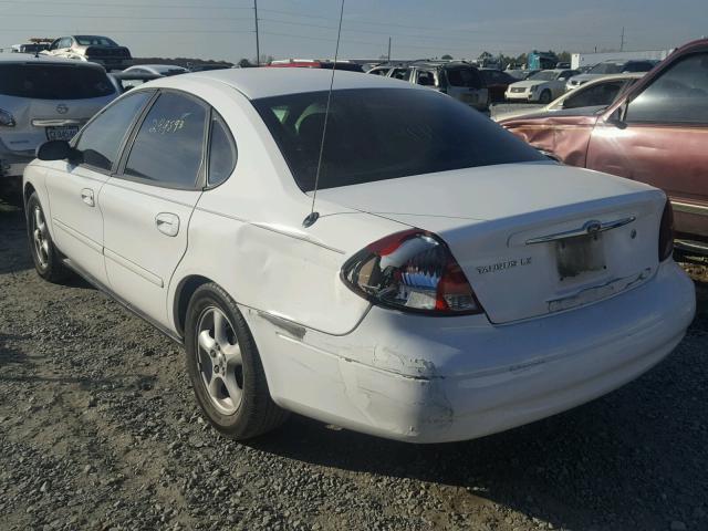 1FAFP52U2YA267204 - 2000 FORD TAURUS LX WHITE photo 3