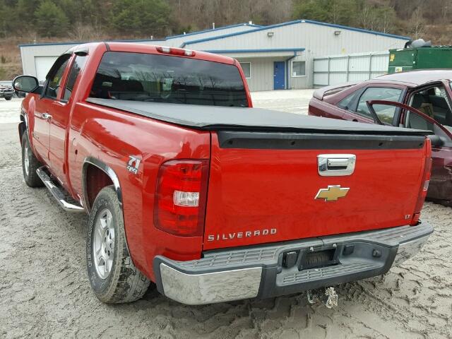 2GCEK19J971648162 - 2007 CHEVROLET SILVERADO RED photo 3