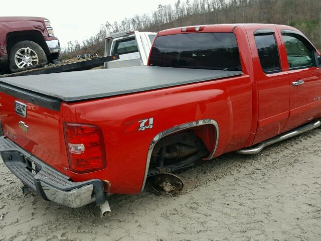 2GCEK19J971648162 - 2007 CHEVROLET SILVERADO RED photo 9