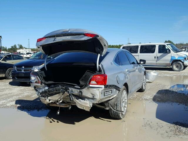 2G11Y5SL2E9235829 - 2014 CHEVROLET IMPALA LS SILVER photo 4