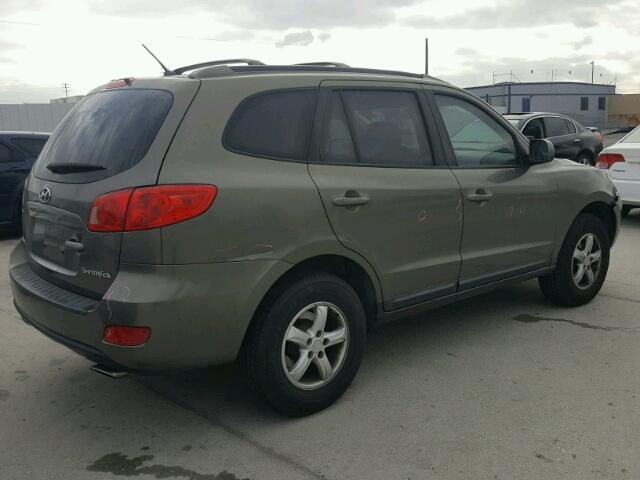 KM8SG13D17U097443 - 2007 HYUNDAI SANTA FE G GREEN photo 4