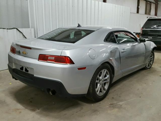 2G1FB1E38F9309252 - 2015 CHEVROLET CAMARO LS SILVER photo 4