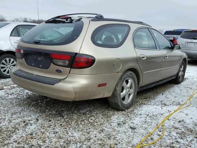 1FAFP58S41G176332 - 2001 FORD TAURUS SE TAN photo 4