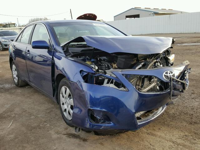 4T1BF3EK2BU602540 - 2011 TOYOTA CAMRY BASE BLUE photo 1