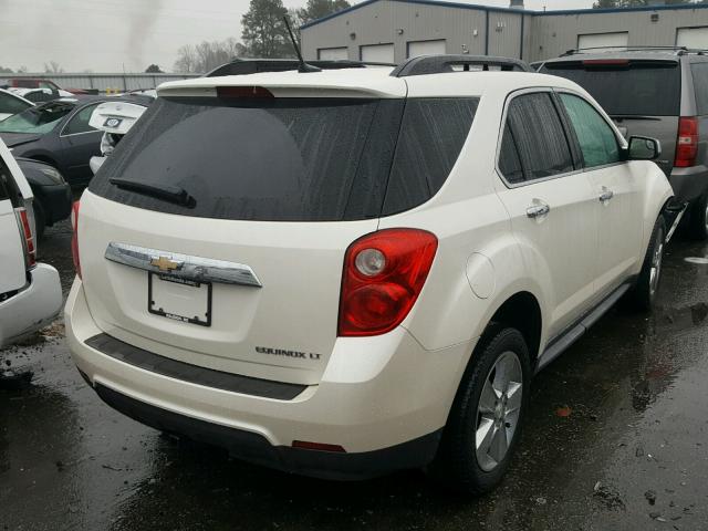 1GNALBEK4EZ107354 - 2014 CHEVROLET EQUINOX LT CREAM photo 4