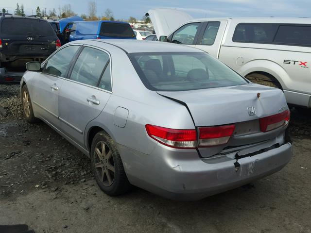 1HGCM66563A000141 - 2003 HONDA ACCORD EX SILVER photo 3