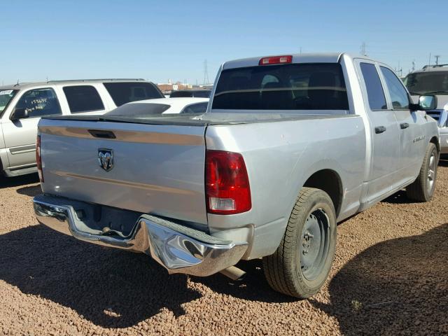 1D7RB1GK4BS568165 - 2011 DODGE RAM 1500 SILVER photo 4