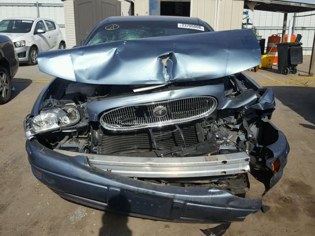 1G4HR54K31U140079 - 2001 BUICK LESABRE LI BLUE photo 9