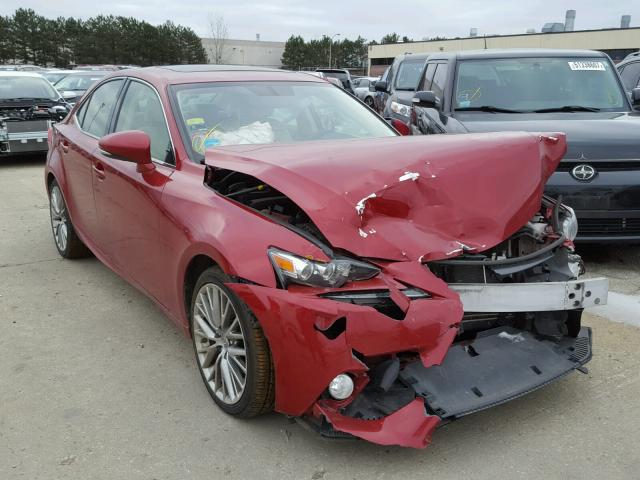 JTHCF1D2XE5003364 - 2014 LEXUS IS 250 RED photo 1