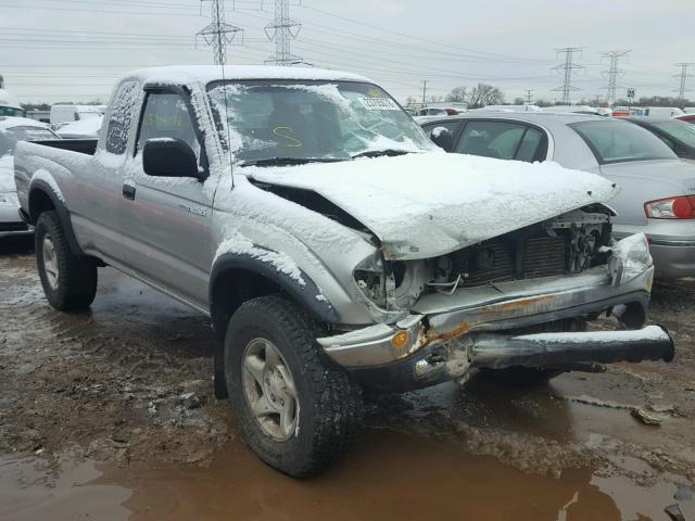 5TEWN72N42Z136924 - 2002 TOYOTA TACOMA XTR SILVER photo 1