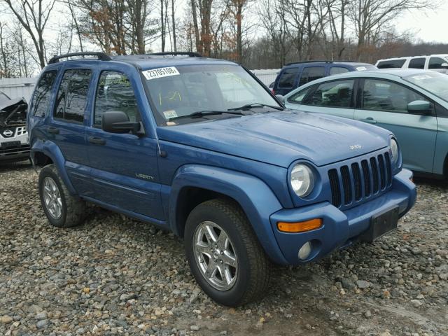 1J4GL58K14W127006 - 2004 JEEP LIBERTY LI BLUE photo 1