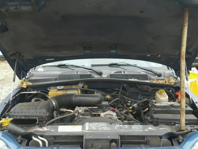 1J4GL58K14W127006 - 2004 JEEP LIBERTY LI BLUE photo 7