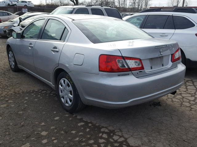 4A32B3FF7BE013461 - 2011 MITSUBISHI GALANT ES SILVER photo 3