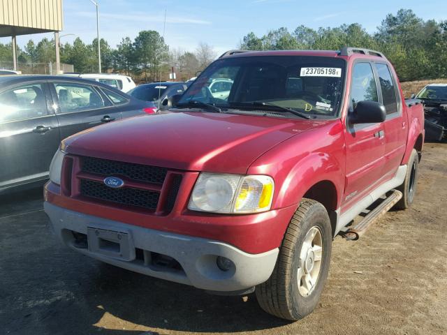 1FMZU77E21UC71329 - 2001 FORD EXPLORER S RED photo 2