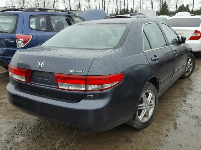 1HGCM66314A045178 - 2004 HONDA ACCORD LX BLUE photo 4