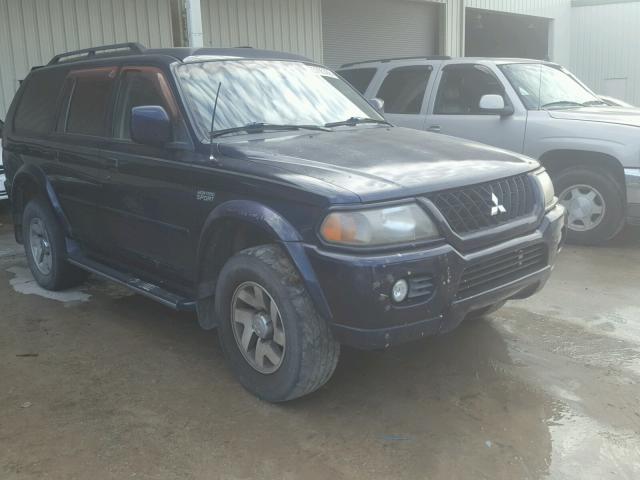 JA4LS41R13J025834 - 2003 MITSUBISHI MONTERO SP BLUE photo 1